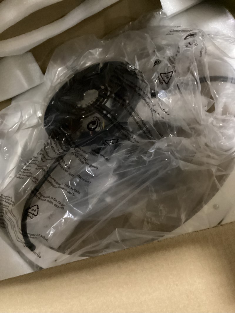 Condition photo showing Good Condition for Ceiling Fans with Lights and Remote, 20 Inch Flush Mount Low Noise Fan, Reversible DC Motor, 3-Color Dimmable LED Fan for Bedroom, Dining Room, Kitchen, Kids Room, Home Office White 20 inch