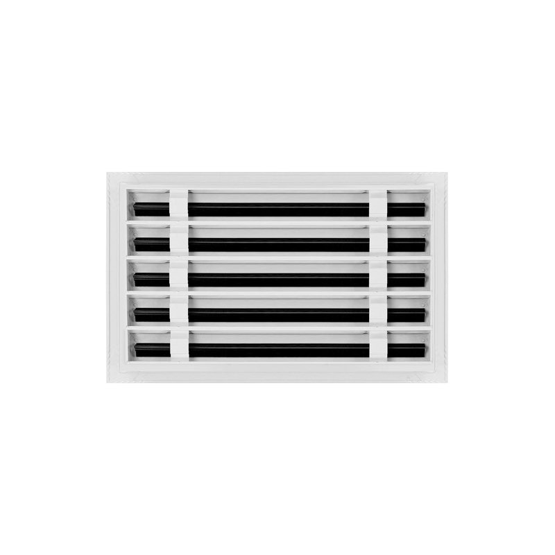 BUILDMART - 16x10 Modern AC Vent Cover - Decorative White Air Vent - Standard Linear Slot Diffuser -