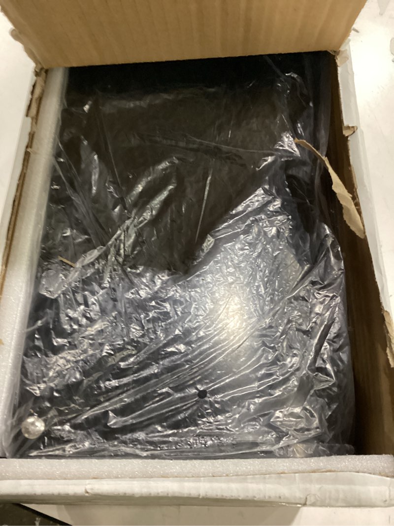 Condition photo showing New/Like New for rainhol black metal mailboxes for outside post mount, standard mail box, galvanized steel heavy duty mailbox, medium capacity, 19 x 8.7 x 6.7 inches