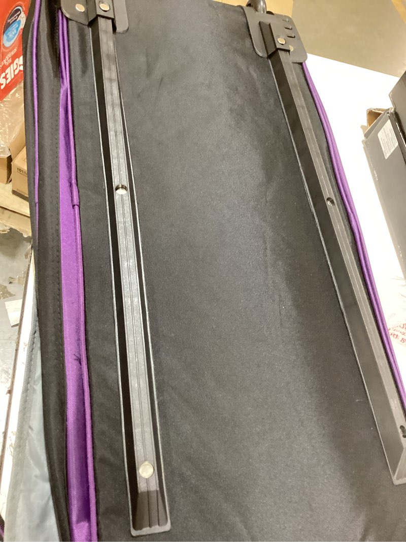 Condition photo showing New/Like New for Travelers Club Xpedition 30 Inch Multi-Pocket Upright Rolling Duffel Bag 30" Suitcase Forest Green