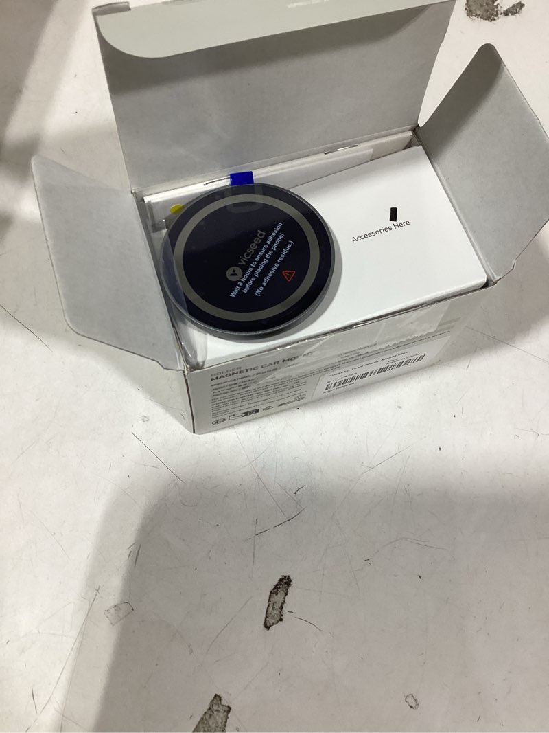 Condition photo showing Good Condition for VICSEED Tesla Phone Mount?Strongest Magnet Power? Foldable Hidden Tesla Phone Holder Fit for All Phones, Tesla Model 3/Y/Cybertruck Accessories, Tesla Model 3 Model Y for MagSafe Car Mount - Blue Deep Blue