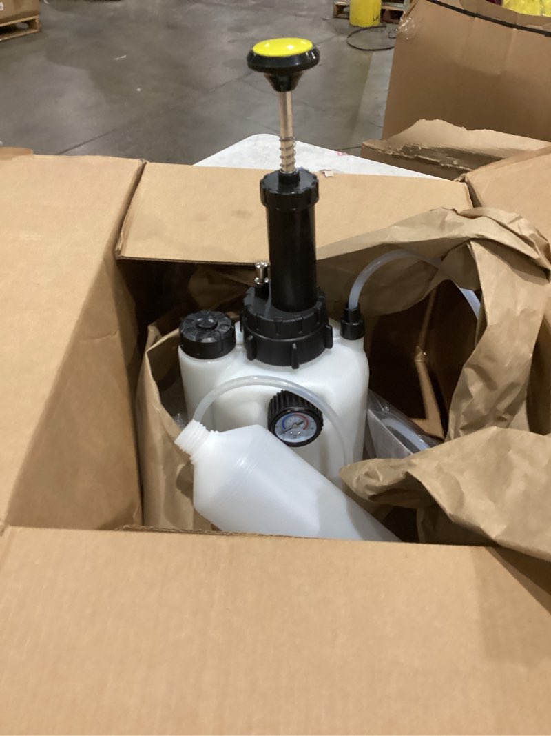 Condition photo showing Good Condition for brake bleeder kit with 3l pressure pump, 1l waste bottle & 4 upgraded adapters, manual brake fluid bleeder tool for most vehicles, one-person operation