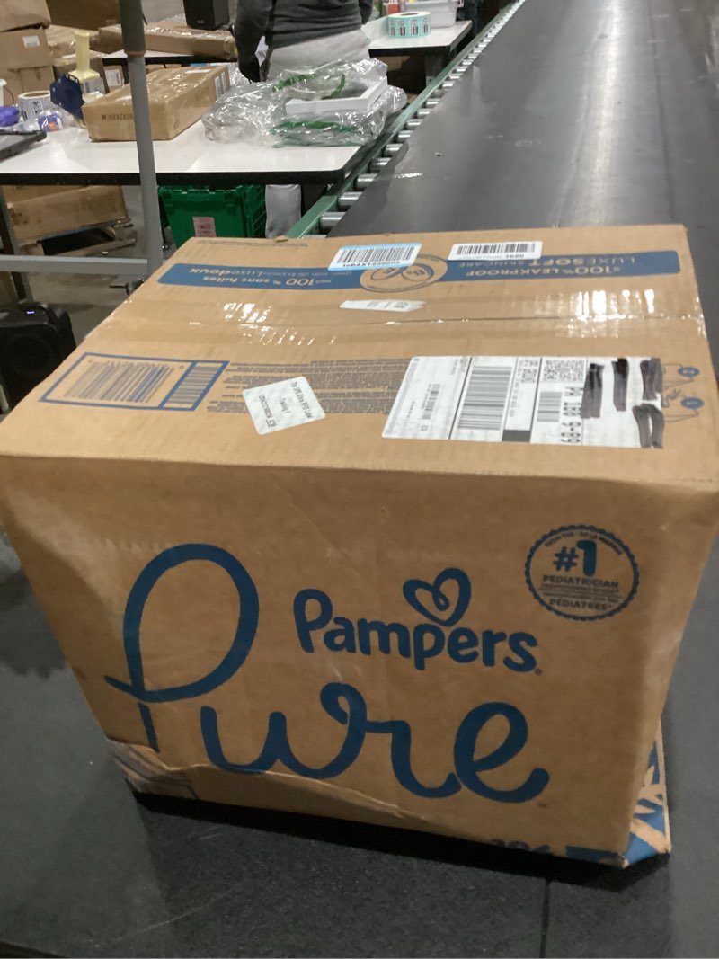 Condition photo showing New/Like New for Pampers Pure Protection Baby Diapers, Size 2 (12-18 lbs), 186 Count, Up to 100% Leakproof, Premium Plant-Based Skin Protection, Hypoallergenic Soft Diapers Size 2 186