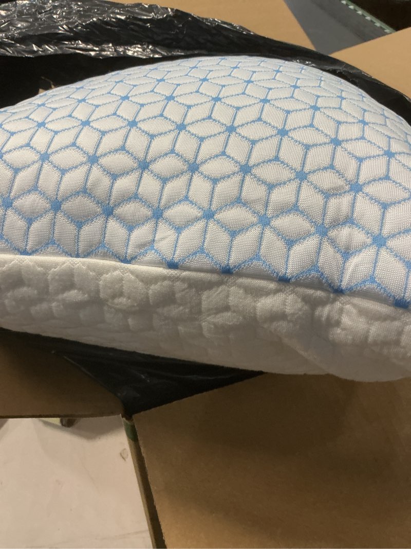 Condition photo showing Good Condition for Similar OSBED Cooling Adjustable Shredded Memory Foam Pillows Queen Size Set of 2 - Temperature-Regulating for All Sleepers with Dual Airflow Ventilation(CertiPUR-US & Hypoallergenic & Machine Washable)