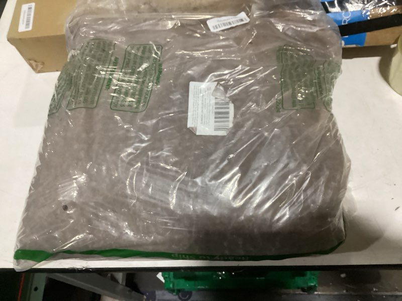 Condition photo showing As Is for pulovin 15 lbs leca clay pebbles for plants, 4-16mm leca balls for indoor plants drainage, hydroponics, aquaponics, natural clay balls for soil root development, orchid potting mix 15.0 pounds
