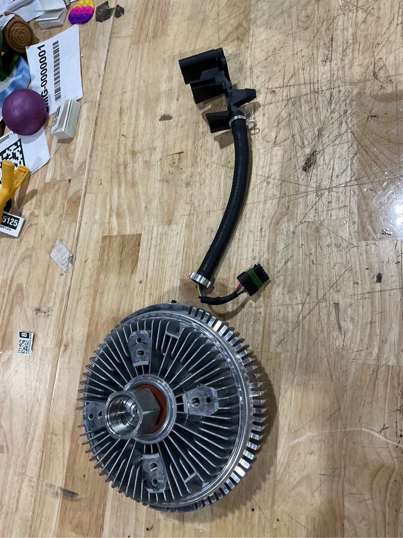 Condition photo showing As Is for a-premium engine cooling fan clutch