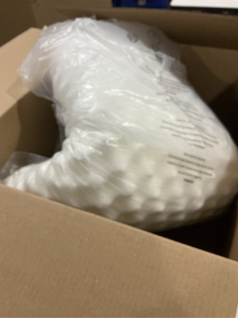 Condition photo showing As Is for LOFE Adjustable Memory Foam Pillow's One Layer - 1 Height 2'' Insert for Cervical Pillow for Neck Pain Relief, CertiPUR-US Memory Foam Piece, Ultra Thin Pillow for Stomach Sleeper, Blue, Ultra Soft Blue 2 inches