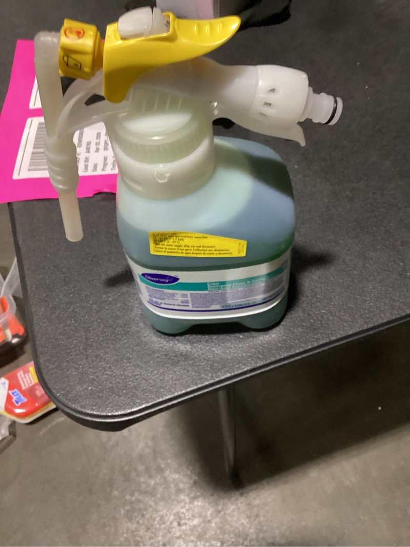 Condition photo showing Good Condition for diversey bathroom cleaner,1.5l,hose sprayer,pk2 3063437