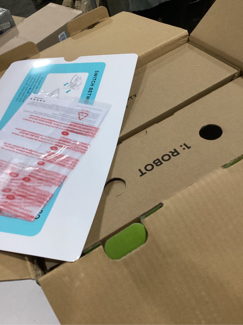 Condition photo showing Good Condition for Shark Matrix Plus Robot Vacuum and Mop with Self-Empty HEPA Base, Sonic Mopping, Matrix Clean, Home Mapping, HEPA Bagless Self Empty Base, CleanEdge, for Pet Hair, UR2650WS Wet and Dry Self-Empty (Black)