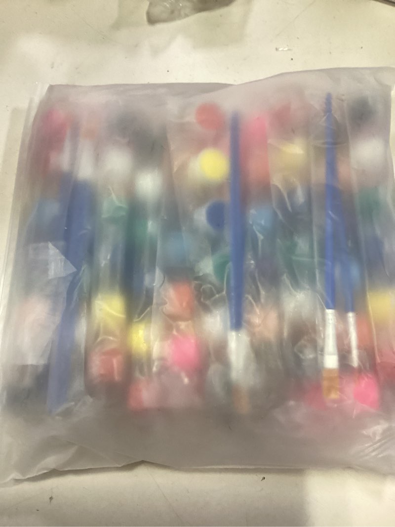 Condition photo showing New/Like New for 10 Pack Mini Acrylic Paint Set,12 Colors Acrylic Paints Strips for Kids&Adults Craft Paint,140 PCS Kids Painting Kit Container Strips Storage, Perfect for Home Birthday Classroom Party Favors…… pack of 10