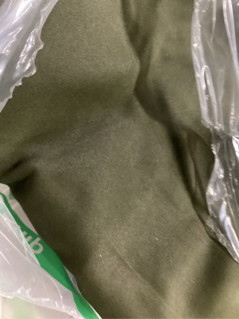 Condition photo showing New/Like New for h.versailtex 100% blackout curtains for bedroom thermal insulated blackout curtains 45 inch length full light blocking window drapes for living room with black liner 2 panels, olive olive 52"w x 45"l (pack of 2)