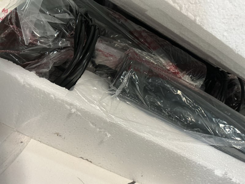 Condition photo showing As Is for DAKASON Black Pendant Light, LED Modern Pendant Light Fixture for Kitchen Island, Adjustable Rope Hanging Ceiling Lamp for Dining Room, Bar Restaurant, Living Room, Hallway (3Pack) 3 Pack