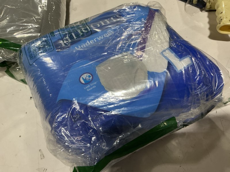 Condition photo showing New/Like New for fitright super protective unisex incontinence underwear, maximum absorbency, large (40-56 inch waist), dependable comfort & leak protection, 20 count large (20 count)