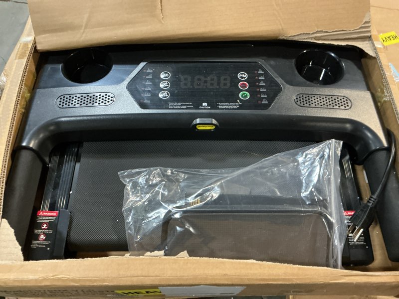 Condition photo showing Good Condition for treadmill with incline,3.0hp small treadmills for home,portable electric treadmill with handles,lightweight walking pad,compact running treadmills,walking pad with handle,300lbs capacity