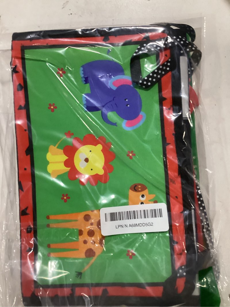 Tummy Time Baby Mirror Infant Toys Newborn 0 3 Months Brain Development with Crinkle Cloth Book Teet