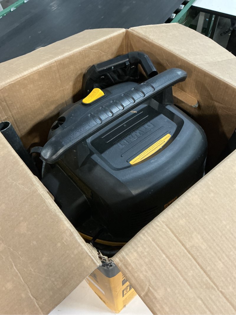 dewalt 9 gallon stealthsonic ultra quiet poly shop vacuum wet/dry, dxv09p-qta noise reduction vac for shop, heavy duty shop vacuum for