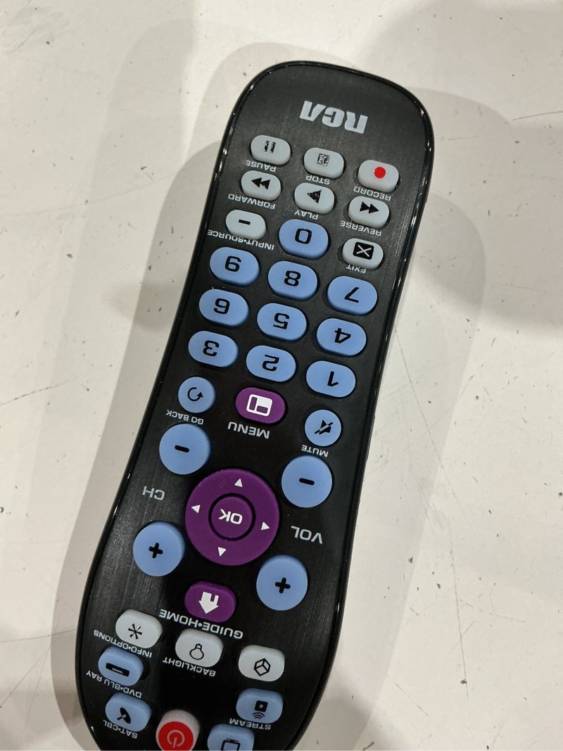 Condition photo showing As Is for rca programmable universal big button remote control