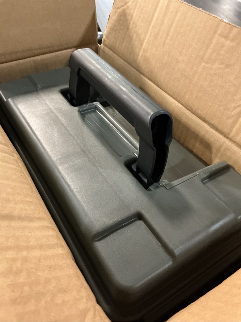 Condition photo showing Good Condition for guguluza plastic ammo cans, 2-pack 30 & 50 cal field cases storage boxes | lockable waterproof storage containers, field boxes with handle for hunting shooting gear, stackable dust resistant ammo case gray -2 pack