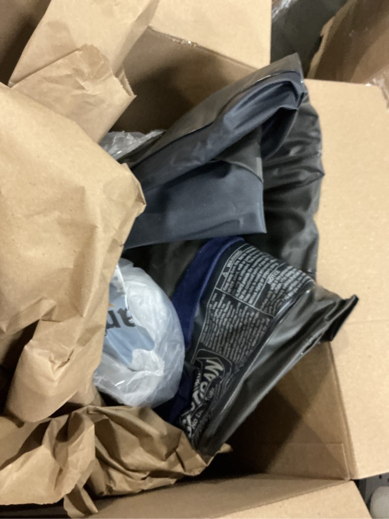 Condition photo showing As Is for intex 64758e dura-beam standard downy air mattress: fiber-tech, full size, 10in bed height, 600lb weight capacity, pump sold separately