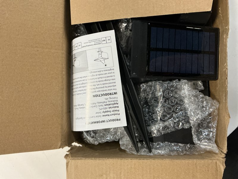 Condition photo showing Good Condition for tadyreal solar spot lights outdoor 10 pack, [46 led/3 modes] solar landscape spotlights waterproof, 2-in-1 auto on/off solar powered lights for outside yard garden wall pathway(cool white) 10 pack cool white