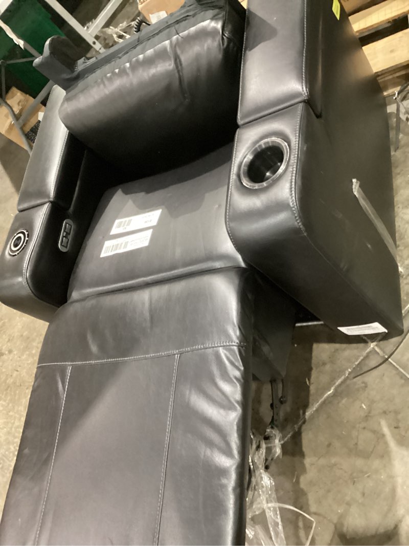 Condition photo showing As Is for member’s mark ashton home theater power recliner (incomplete)