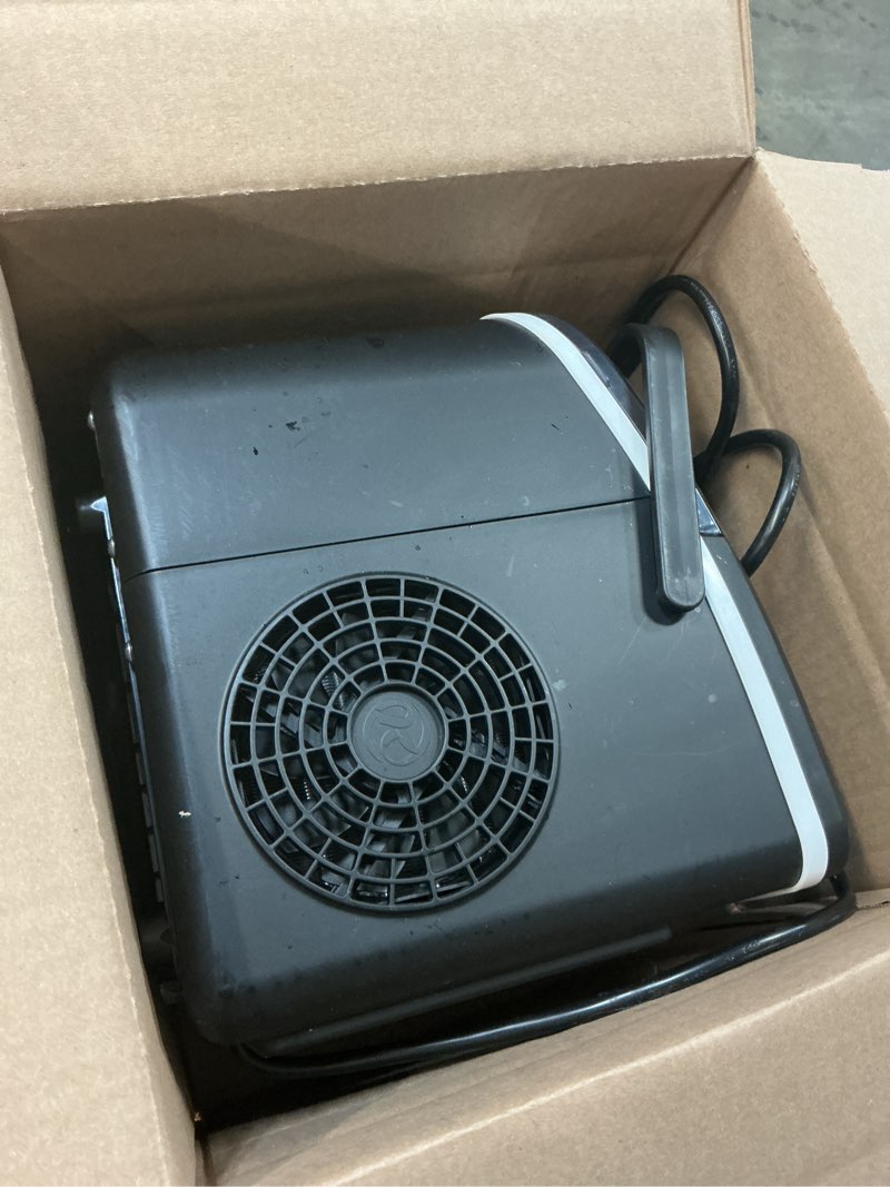 Condition photo showing item condition for Countertop Ice Maker Machine, 8 Ice Cubes in 6 mins, 26lb/Day Ice with 2 Sizes- Portable Mini, Energy Saving & Basket/Scoop for Home/Party/Travel/Camping/Bar,Black Dark Black 26Lbs/24H