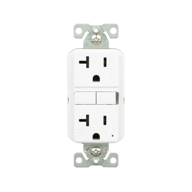 eaton 20 -amp 125-volt tamper resistant weather resistant gfci residential decorator outlet