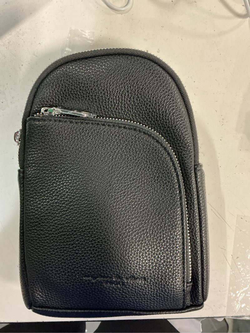Condition photo showing New/Like New for inicat small travel purse,anti theft crossbody bag for women | rfid blocking, 8 card slots,secure back zipper pocket,sling style black