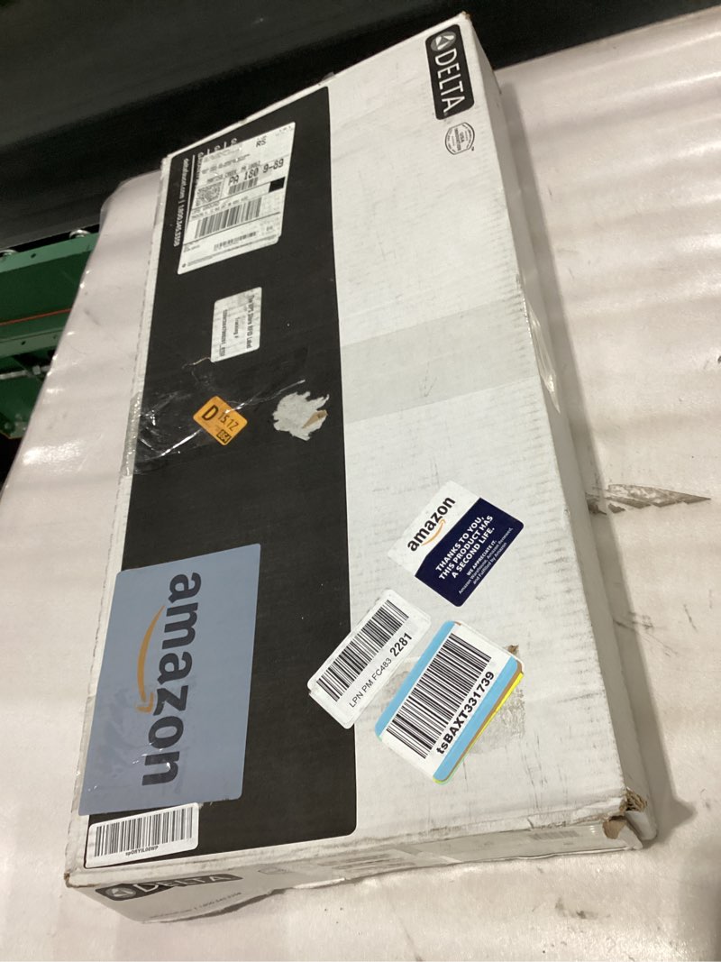 Condition photo showing New/Like New for Delta Capertee Brushed Nickel Kitchen Faucet with Pull Down Sprayer and Soap Dispenser, Modern Singl