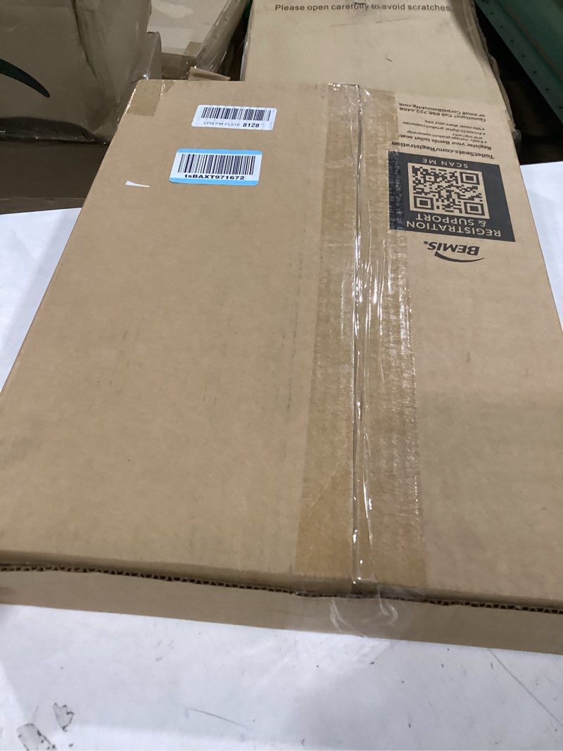 Bemis 1500EC Durable Wooden Toilet Seat, Easy Clean Hinges, Made in USA, Elongated, White, Pack of 1