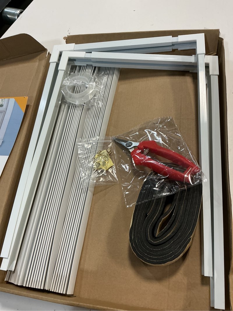 Condition photo showing Good Condition for window air conditioner side panels with frame,adjustable extra wide air conditioner side panels fits most 5,000-14,000 btu window ac units,window ac side panel curtain kit,2 pack fits for 5,000-14,000 btu ac units