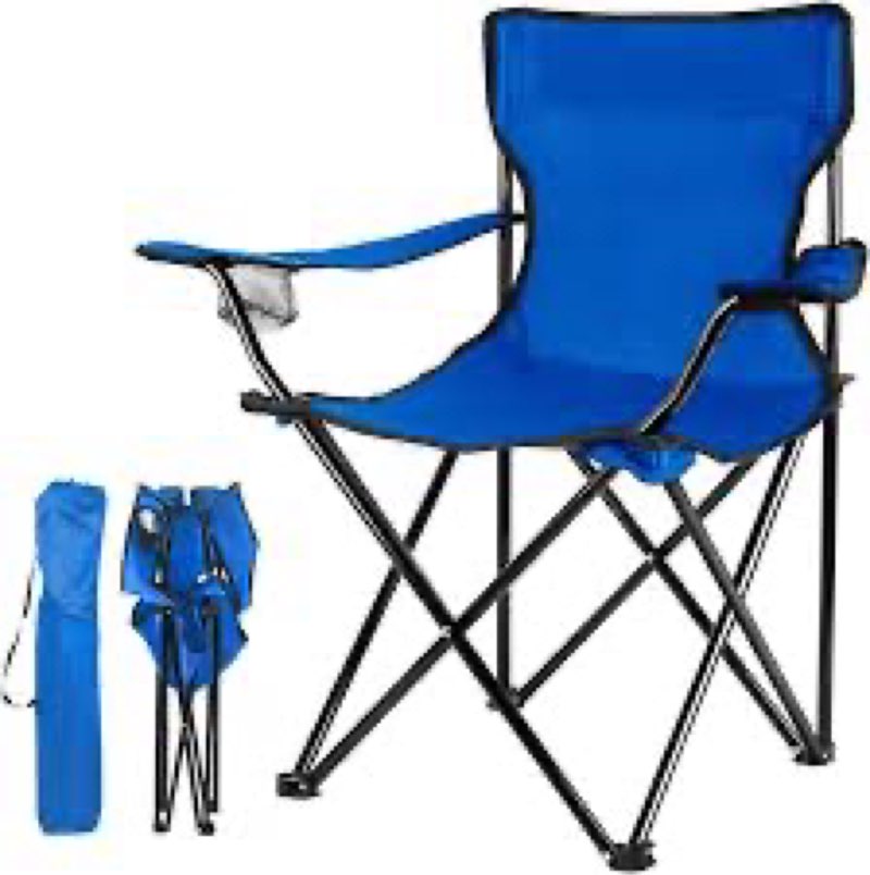 damei century portable camping chairs enjoy the outdoors with a versatile folding chair, sports chair, outdoor chair & lawn chair, blue 1-pack
