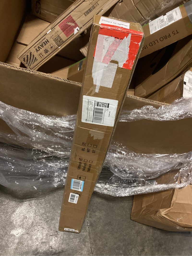 Condition photo showing Good Condition for zocone tension curtain rod 51-128 in (4.25-10.5ft), shower curtain rod no drilling for bathroom, outdoor curtain rods for patio, adjustable spring shower rod room divider closet rod, never rust, black black 51-128 inches
