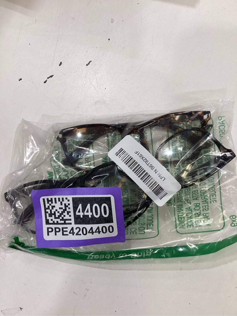 Condition photo showing Good Condition for sigvan 3 pack reading glasses spring hinge stylish readers black/tortoise for men and women