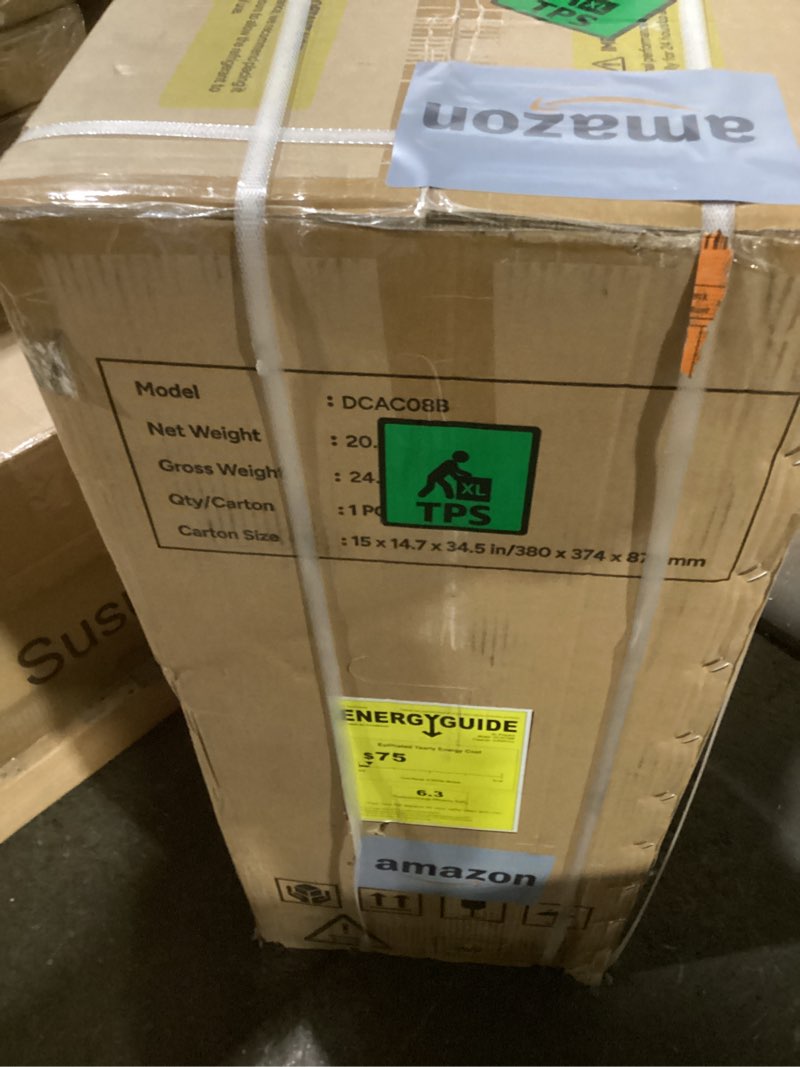 Condition photo showing New/Like New for DR.PREPARE 8,000 BTU Portable Air Conditioner, 4-in-1 Portable AC with Remote Control, Fast Cooling, 24H Timers, Window kit, Cools Up to 350 sq. ft for Rooms, Bedroom