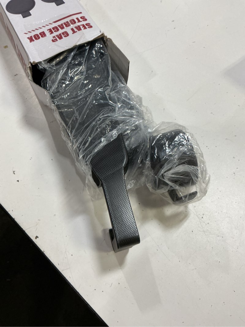 Condition photo showing New/Like New for seat gap filler compatible with mazda cx-5.deeper than standard retail models(7.5cm)|added cup holder (2 fixed points) + hooks + charging cable port |2pcs black| free window break hammer 1pcs|