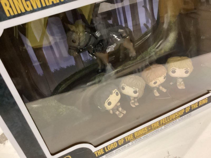 Condition photo showing As Is for Funko Pop! Moments Deluxe: The Lord of The Rings:Fellowship of The Ring - Ringwraith/Frodo/Pippin/Samwise/Merry - Collectable Vinyl Figure - Gift Idea - Official Merchandise - Toys for Kids & Adults