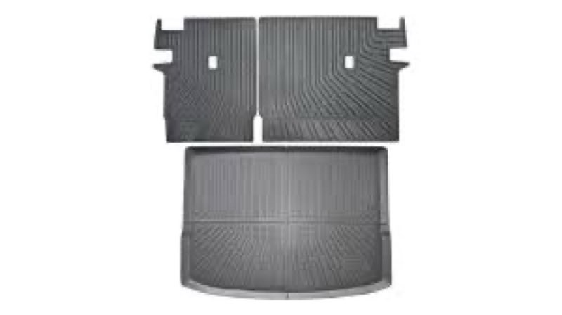 zquloyo cargo liners backrest mat for kia niro (not for niro ev) accessories 2023-2025 with hook&loo