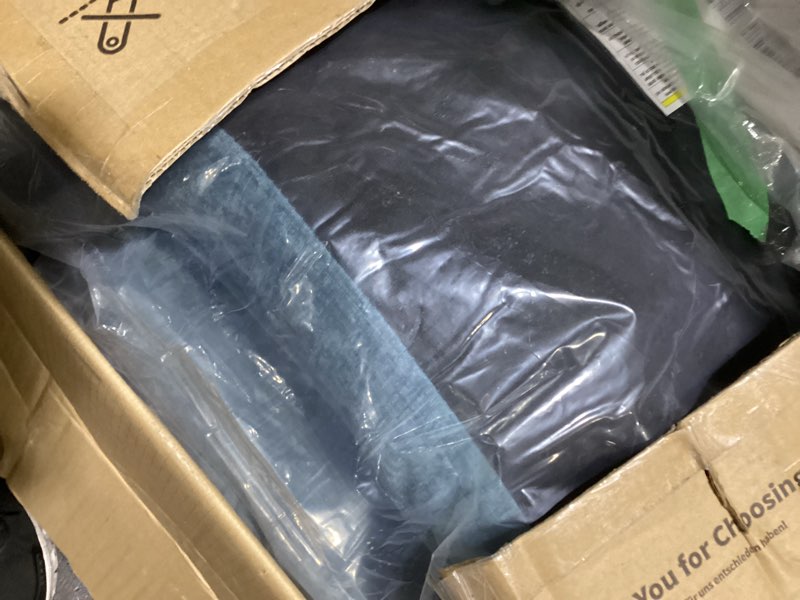 Condition photo showing Good Condition for Marsail Pull Out Sofa Bed, Full Size Sleeper Sofa with Memory Foam Mattress, 2 USB Charging and Removable Covers, Loveseat for Living Room, Apartment, Supports 600 LBS, Chenille Fabric, Blue Blue Full