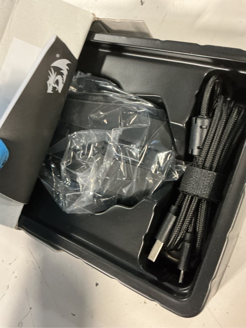 Condition photo showing Good Condition for redragon wireless gaming mouse, mmo gaming mouse up 16,000 dpi, 16 macro programmable buttons, rgb rechargeable with 12 side buttons, 70hrs for pc laptop moba fps, m901p-ks black