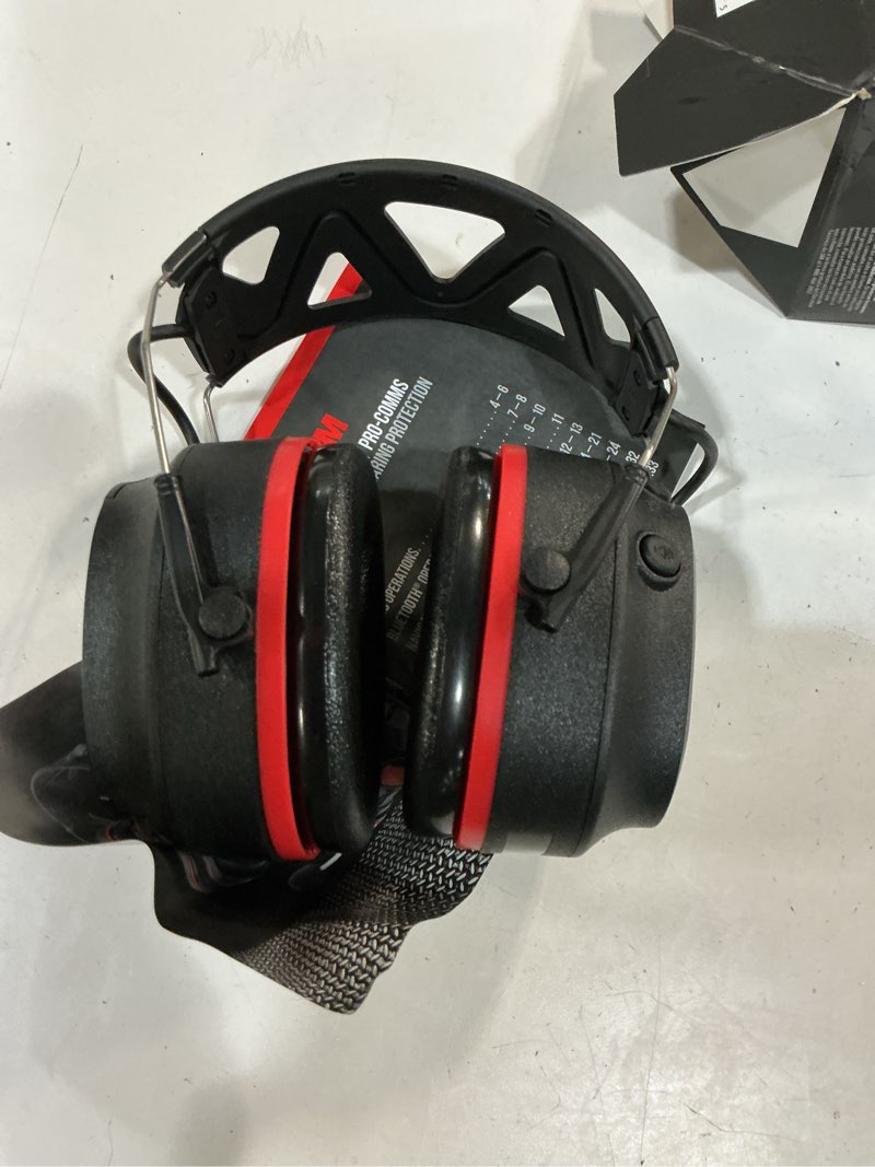 Condition photo showing Good Condition for 3m reusable hearing protection earmuffs bluetooth compatibility 25 db noise reduction rating