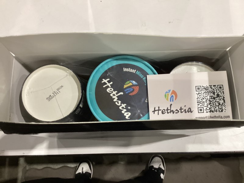 Condition photo showing New/Like New for Hethstia Konjac Noodle Soup, 6-Pack Instant Shirataki Noodle Variety Pack (Spicy Red Curry, Miso, Kimchi, Tom Yum) – Low Carb, Low Calorie, Gluten-Free, Vegan, Keto, Ready to Eat Healthy Instant Meal Variety (Spicy Red Curry, Miso, Kimchi, Tom Yum)