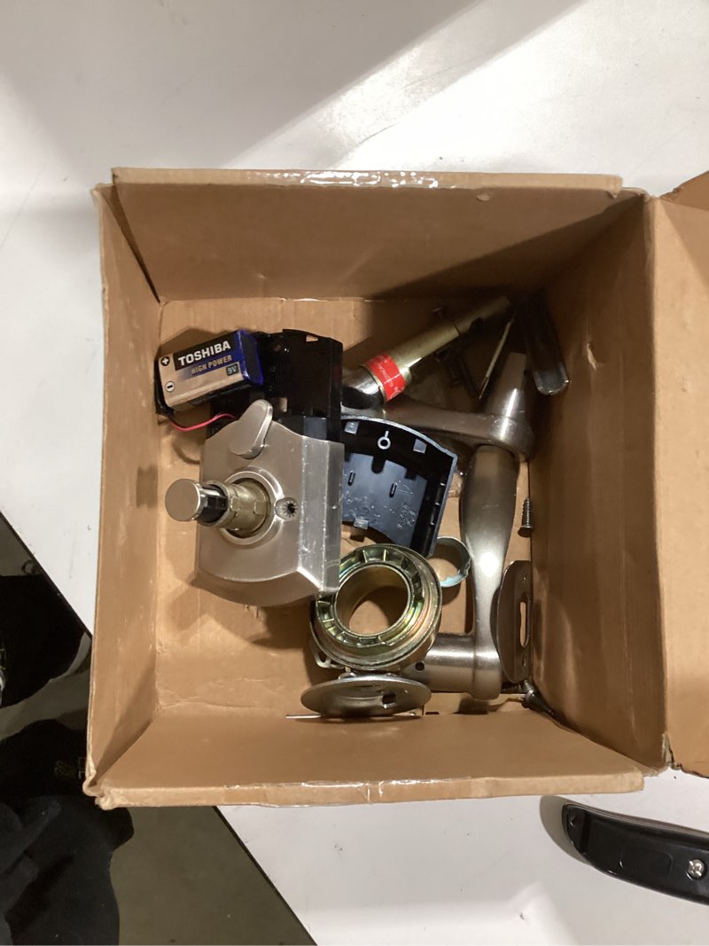 Kwikset SmartCode 955 Pembroke Light Commercial 10-Button Keypad Electronic Lever, Convenient Keyles