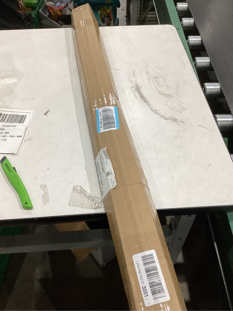 Condition photo showing New/Like New for Shower Curtain Rod Tension- No Drill Non-Slip Spring Tension Shower Rod for Window or Bathroom, 43-73 inches Metal Steel, Light Gold 43-73 Inches Light Gold