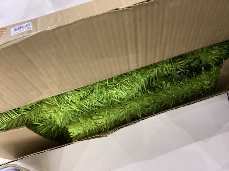 Condition photo showing Good Condition for HMASYO 5ft Whimsical Artificial Christmas Tree with 150 LED Timer Lights, Lime Green Bendable Christ