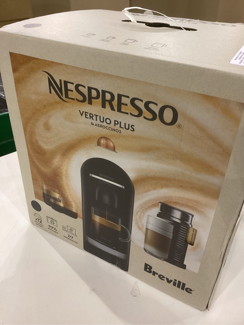 Condition photo showing Good Condition for Nespresso VertuoPlus Deluxe Coffee and Espresso Machine by Breville with Milk Frother, 8 Ounces, Black