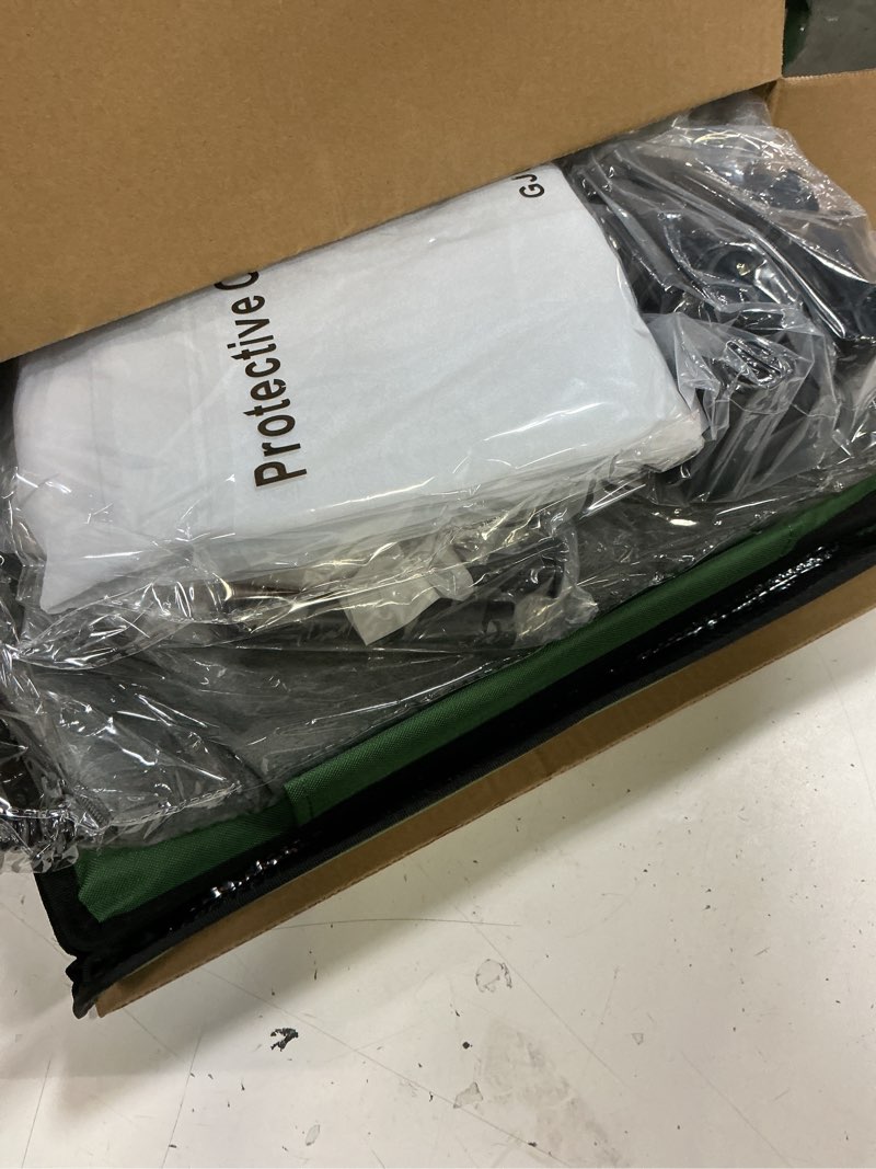 Condition photo showing New/Like New for weatherproof heated cat house for outdoor in winter, heated cat bed kitty shelter with cat heating pad, insulated & safe escape door, warm house for outside stray cat (green, 12"x16"x16") green 12"x16"x16"