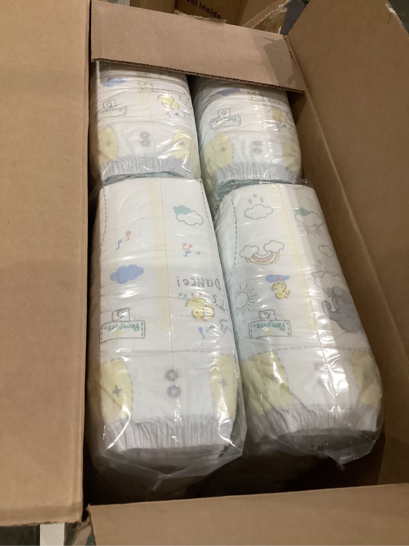 Condition photo showing New/Like New for Pampers Swaddlers Diapers, Size 6 (23-44 lbs), 108 Count, Absorbent, Keeps Baby Dry and Comfortable, Skin Safe Disposable Baby Diaper (Packaging May Vary) Size 6 108