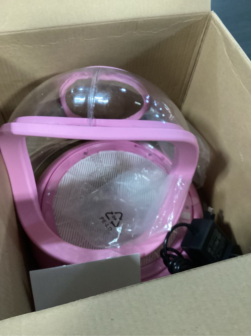 Condition photo showing As Is for Nail Dust Collector with Transparent Airflow Shield, 5000RPM High-Suction Fan, Ultra Quiet Nail Vacuum for Home & Salon, Dust-Free Manicure for Families, Pets & Nail Lovers Pink