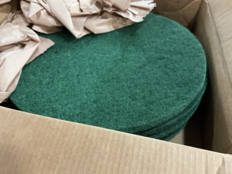 Condition photo showing Good Condition for 45020G - 20" Green Floor Maintenance Pads (5 pack)